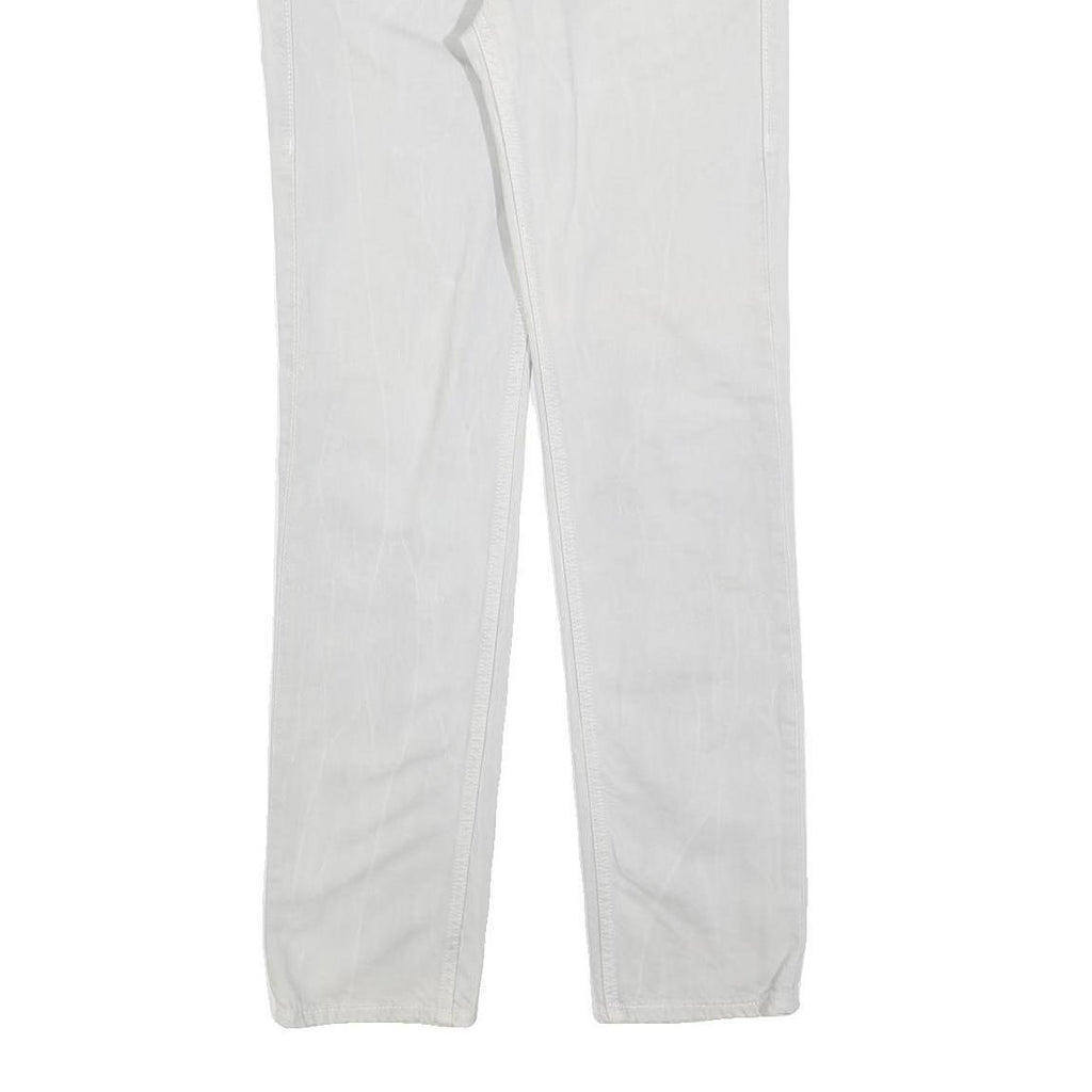 LEVI'S 519 Mens Slim White Jeans Denim Medium W30 L32 Classic Cotton Blend