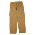 CARHARTT Mens Regular Workwear Beige Polyester Blend Trousers W33 L30 Durable