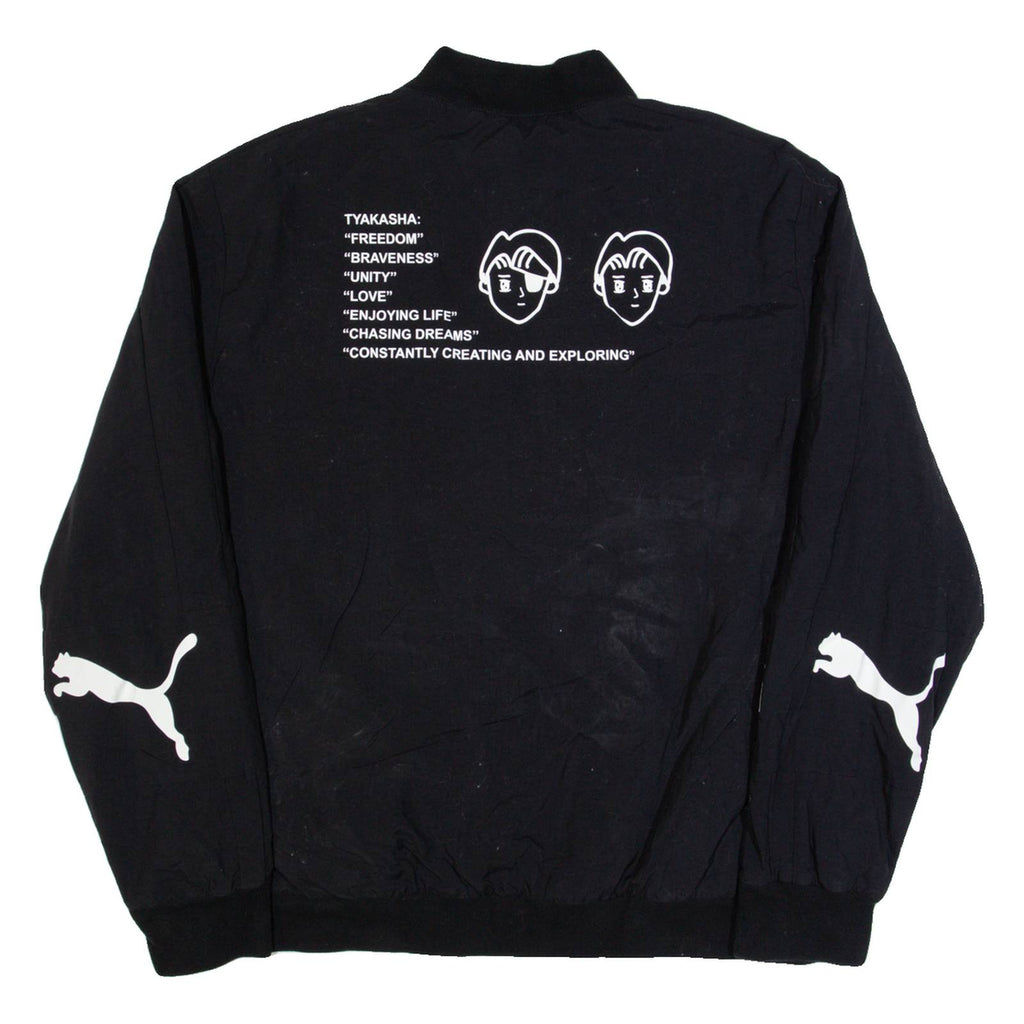 PUMA TYAKASHA Mens Bomber Jacket Black L