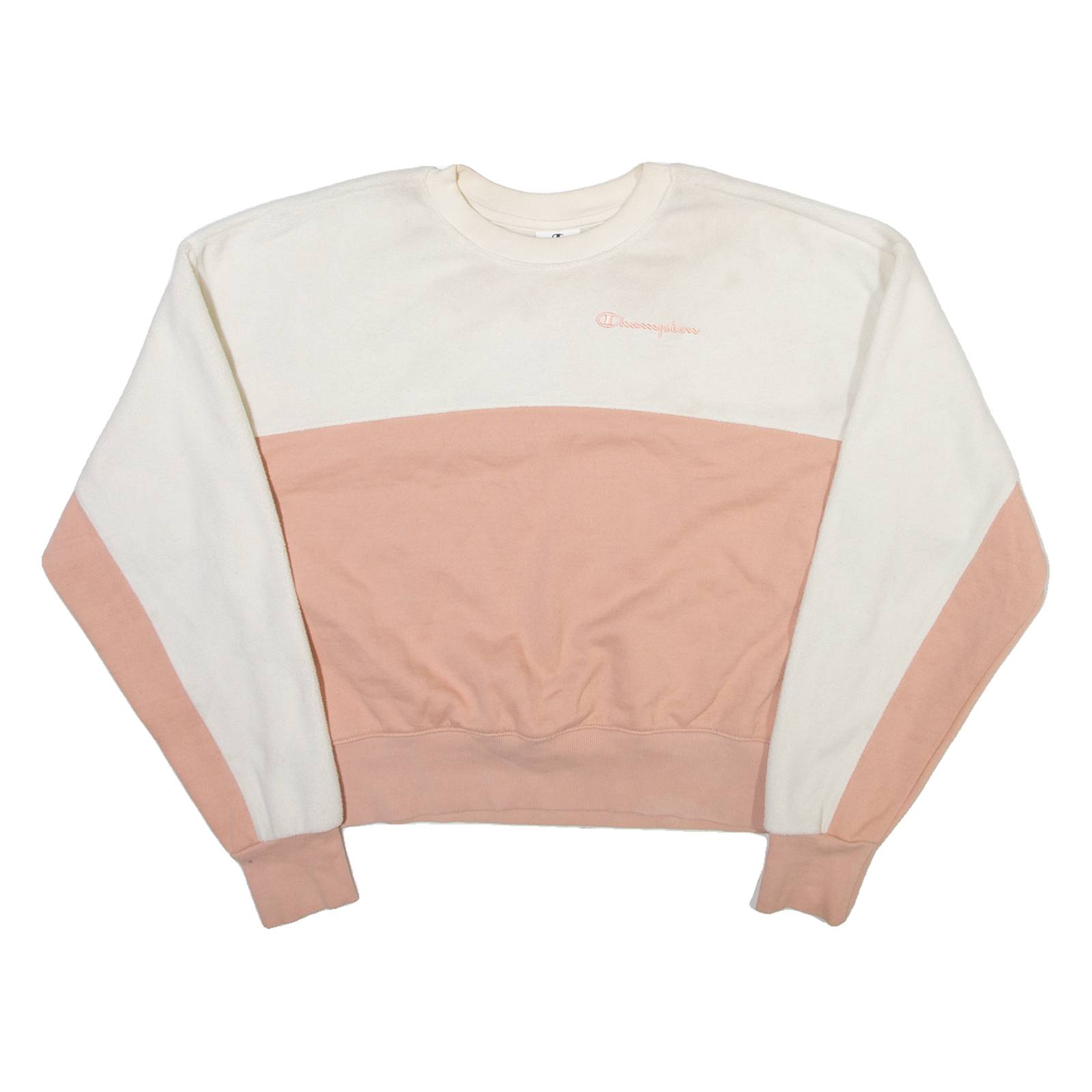 CHAMPION Cropped Womens Sweatshirt Pink S