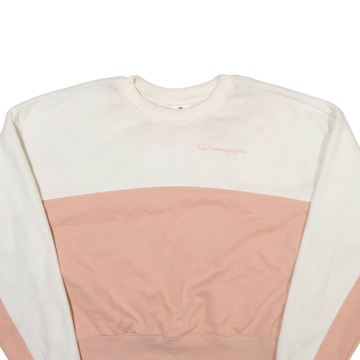CHAMPION Cropped Womens Sweatshirt Pink S
