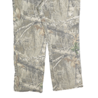 REAL TREE Mens Cotton Blend Camouflage Regular Fit Straight Trousers W38 L30