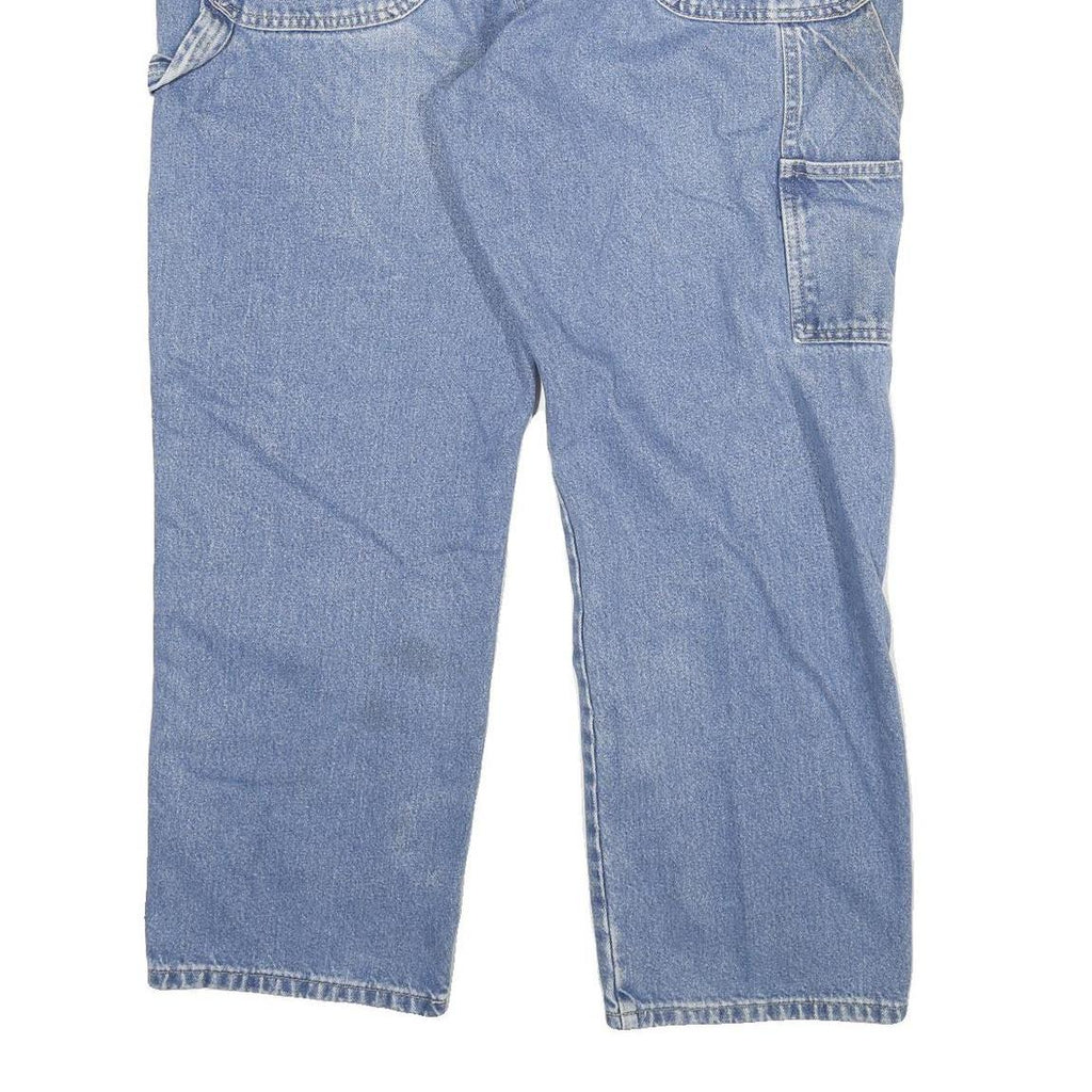 DICKIES Mens Jeans Blue Regular Straight Denim Medium W36 L28 Workwear