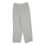 SAN JUAN Womens Grey Regular Fit Straight Leg Trousers W25 L23 Smart Casual