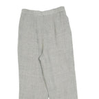 SAN JUAN Womens Grey Regular Fit Straight Leg Trousers W25 L23 Smart Casual