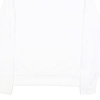 NIKE Court Womens White Jacket L Polyester Plain Zip Track Sportswear Casual