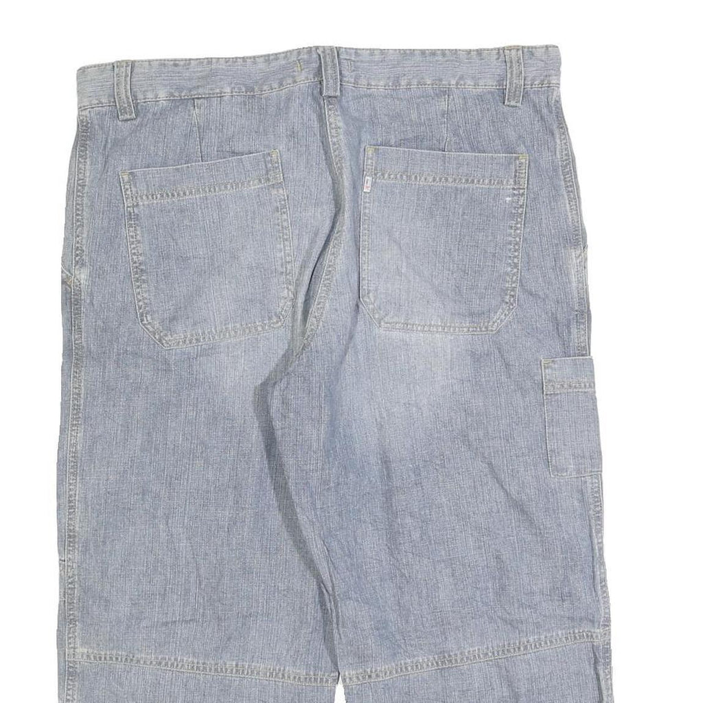 MAC Mens Shorts Blue Casual L W36 Cotton Blend Comfortable Fit