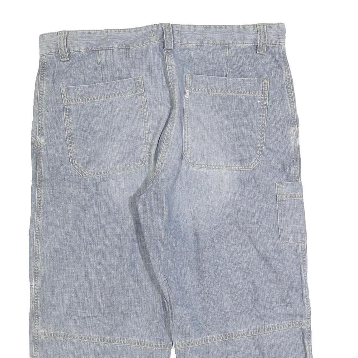 MAC Mens Shorts Blue Casual L W36 Cotton Blend Comfortable Fit