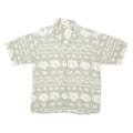 SUMMA Mens Hawaiian Shirt Green Floral XL