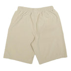 NIKE Mens Shorts Beige Casual L W30 Polyester Lightweight Zip Pocket