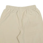 NIKE Mens Shorts Beige Casual L W30 Polyester Lightweight Zip Pocket
