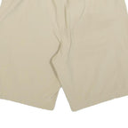 NIKE Mens Shorts Beige Casual L W30 Polyester Lightweight Zip Pocket