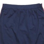FILA Womens Navy & White Basketball Mesh Mini Polyester Blend Skirt L Sports
