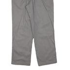DICKIES Mens Cotton Blend Grey Regular Straight Trousers W34 L29 Workwear
