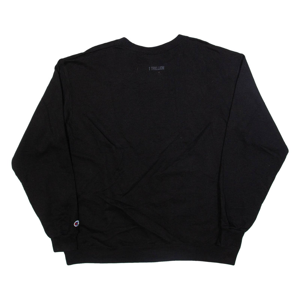 CHAMPION Mens Sweatshirt Black XL