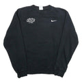 NIKE Mens Black Ride At Tribe Crew Neck S Sweatshirt Cotton Blend Casual