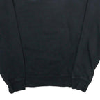 NIKE Mens Black Ride At Tribe Crew Neck S Sweatshirt Cotton Blend Casual
