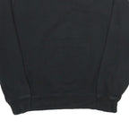 NIKE Mens Black Ride At Tribe Crew Neck S Sweatshirt Cotton Blend Casual