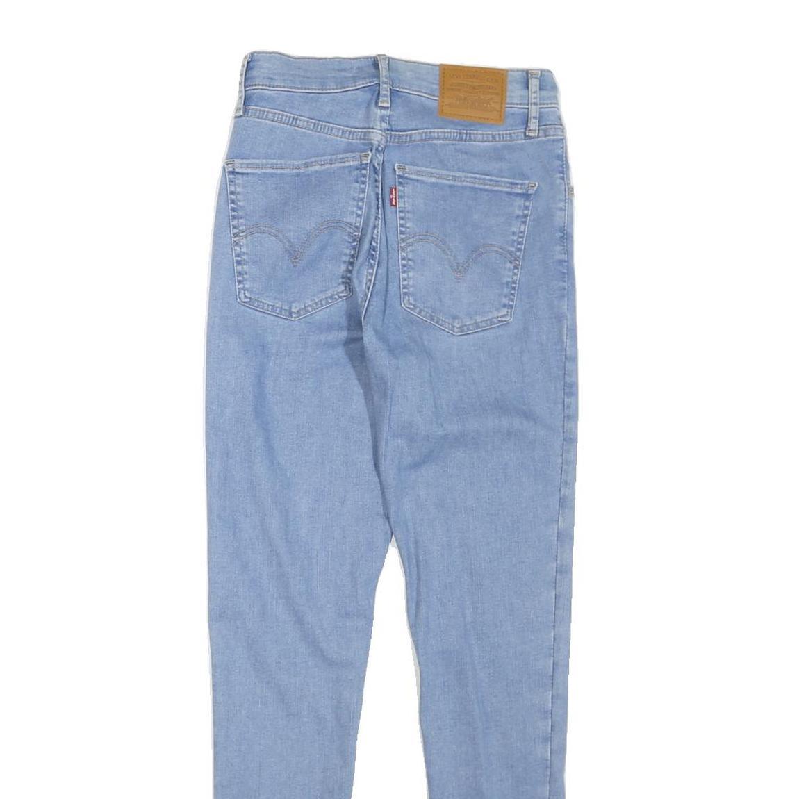 LEVI'S Womens Jeans Blue Regular Skinny Denim Light W26 L29 Classic Zip