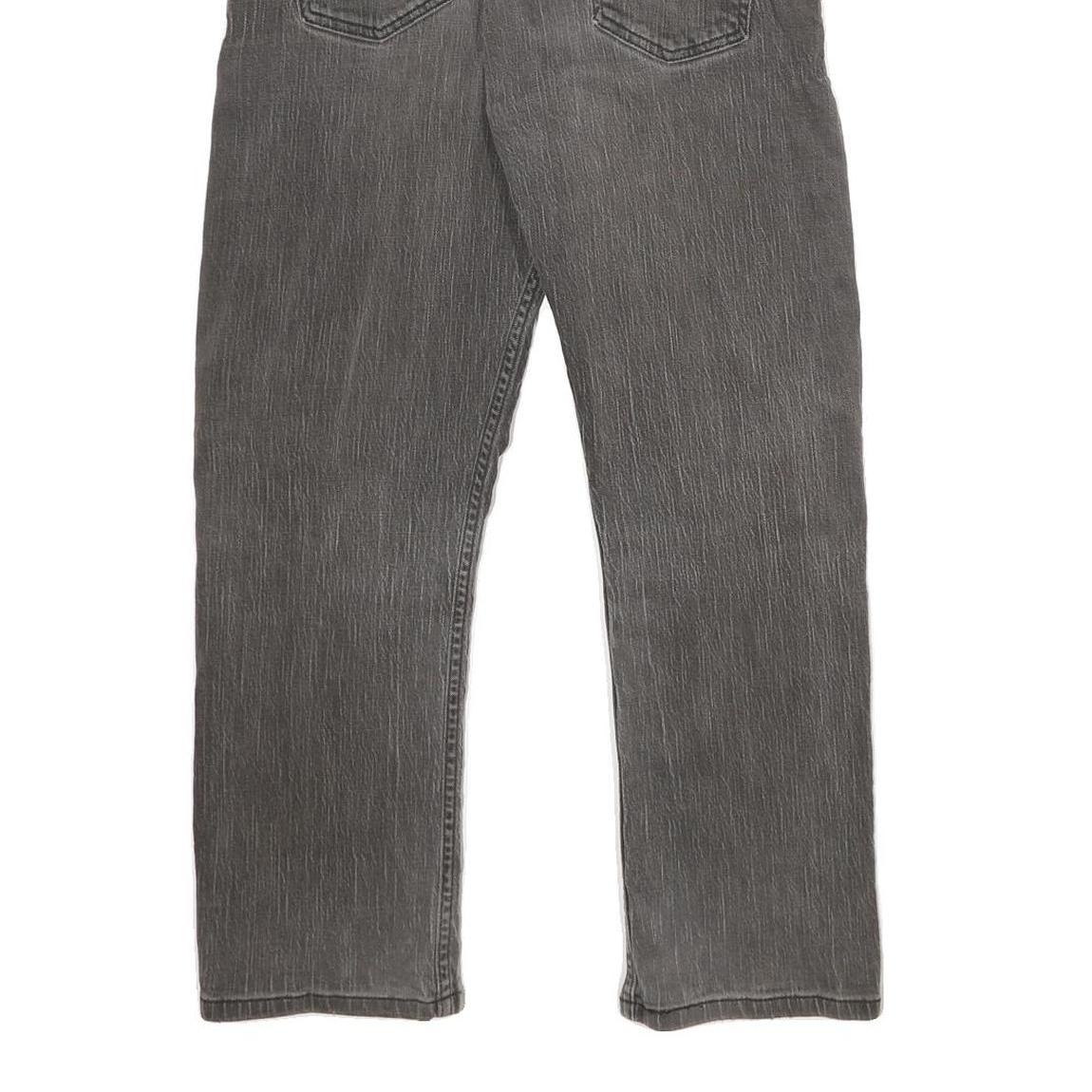 LEVI'S 514 Slim Womens Jeans Black Denim W34 L30 Zip Cotton Blend Slim