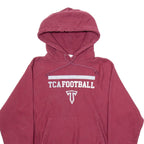 CHAMPION TCA Football Mens Red Hoodie USA S