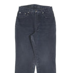 TEDDYS Womens Black Regular Fit Straight Denim Jeans W28 L28 Classic Style