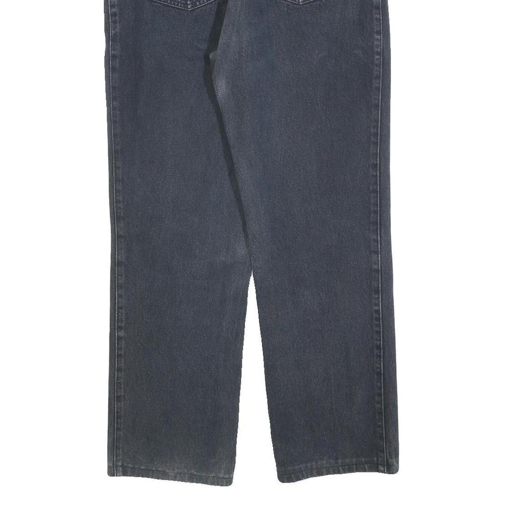 TEDDYS Womens Black Regular Fit Straight Denim Jeans W28 L28 Classic Style