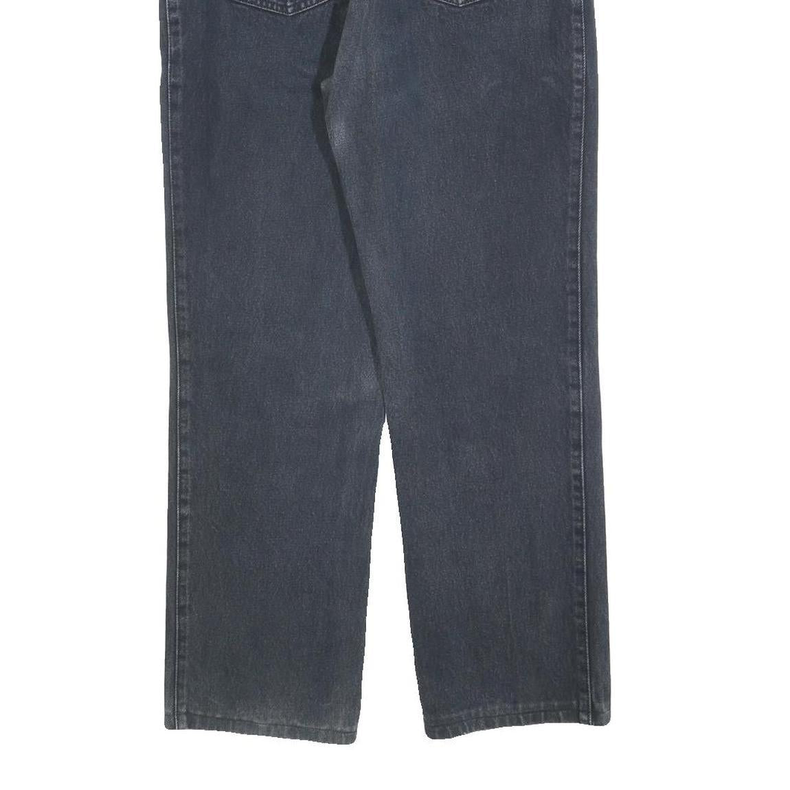 TEDDYS Womens Black Regular Fit Straight Denim Jeans W28 L28 Classic Style