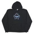 CHAMPION Mens Black Hoodie 2XL Cotton Blend Pullover Hooded Sweatshirt