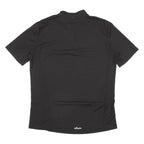 Cycling Mens Jersey Black 1/4 Zip L
