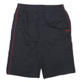 FILA Mens Shorts Black & Red Casual M W28 Polyester Blend Sports Logo