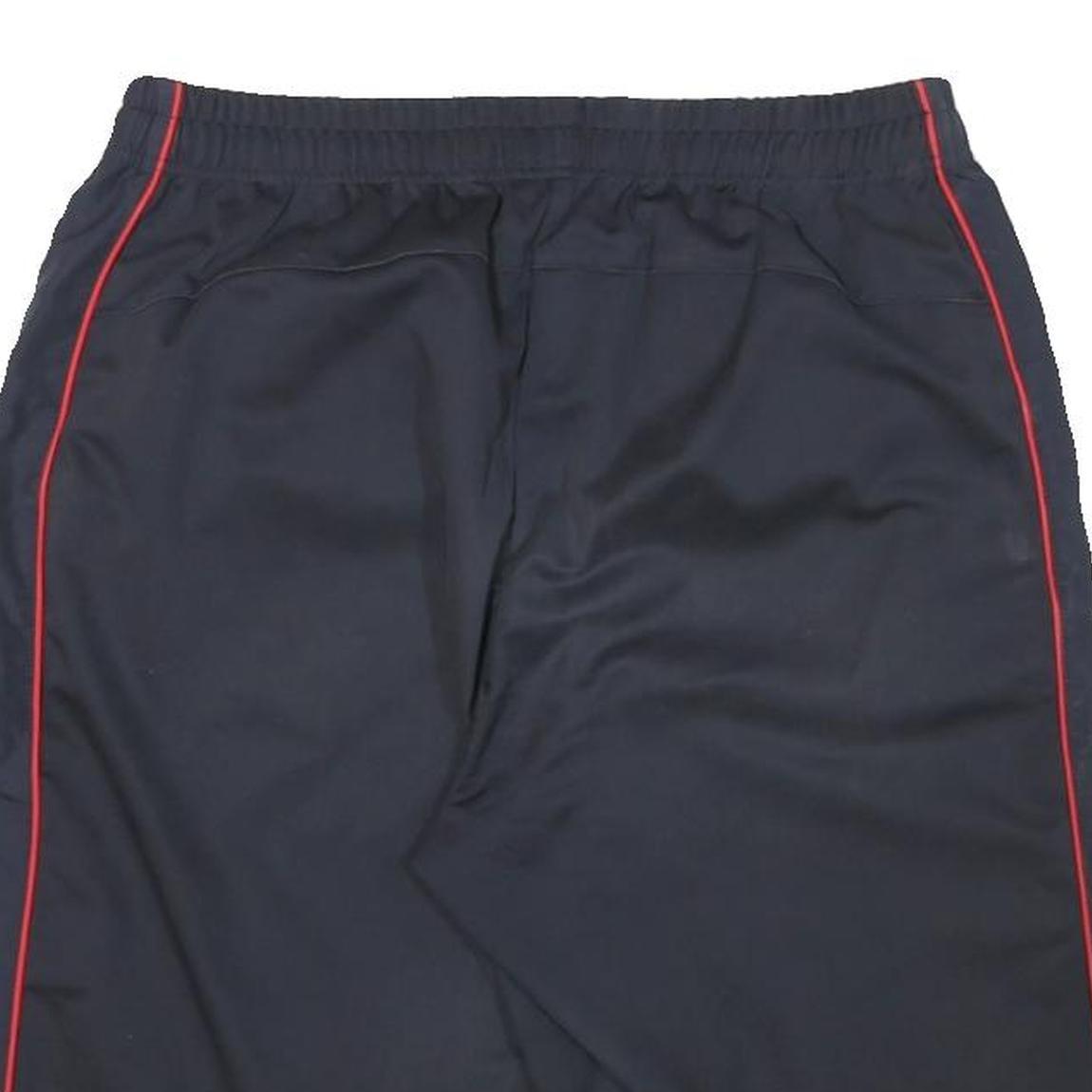 FILA Mens Shorts Black & Red Casual M W28 Polyester Blend Sports Logo