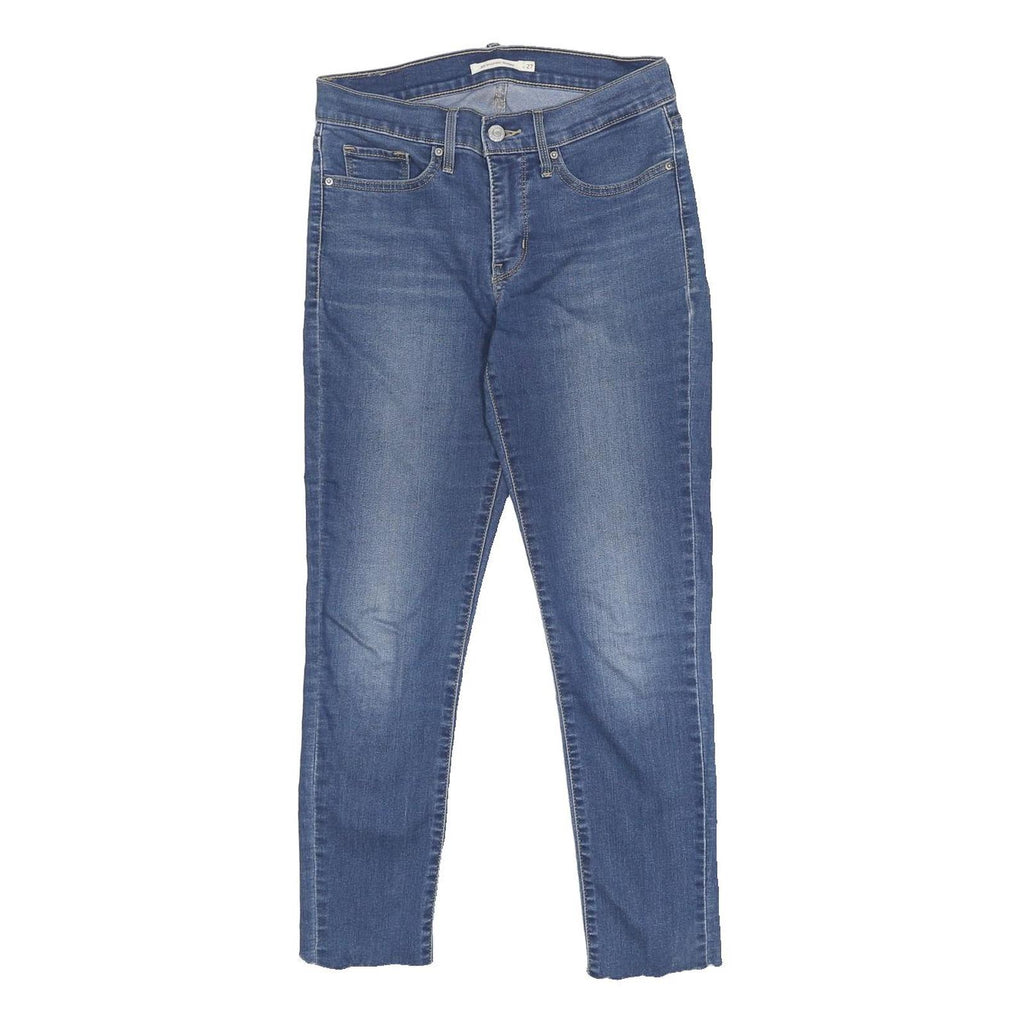 LEVI'S 311 Womens Jeans Blue Slim Skinny Denim Medium W27 L25 Zip Cotton Blend