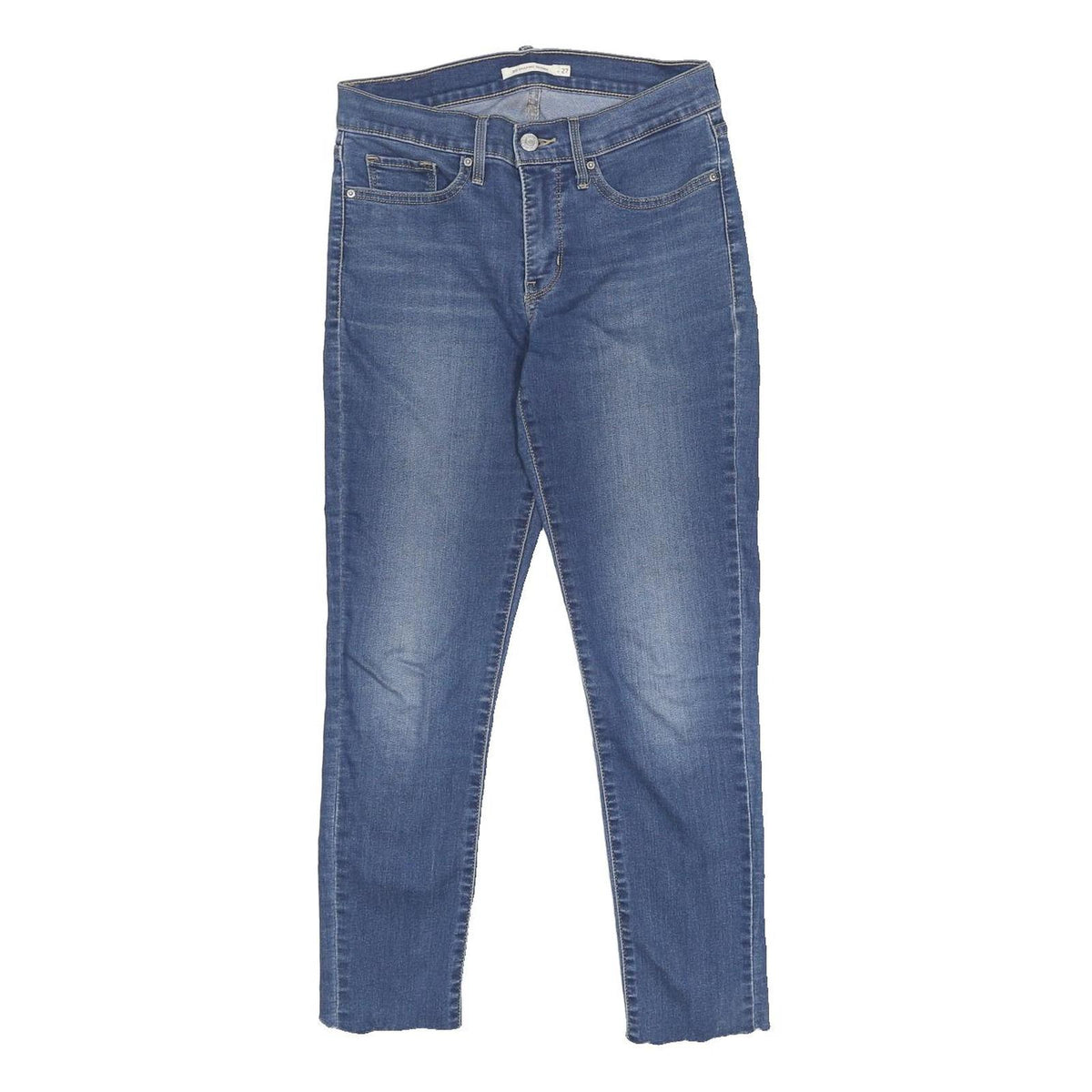 LEVI'S 311 Womens Jeans Blue Slim Skinny Denim Medium W27 L25 Zip Cotton Blend