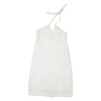 REISS Womens Shift Dress White Sleeveless Short M