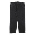 WRANGLER Mens Black Relaxed Jeans Denim W33 L27 Comfortable Casual Zip Closure