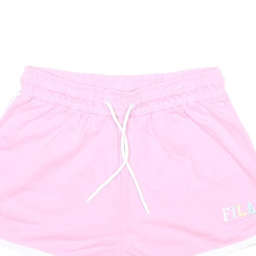 FILA Womens Shorts Pink Casual Plain M W26 Comfortable Summer Wear