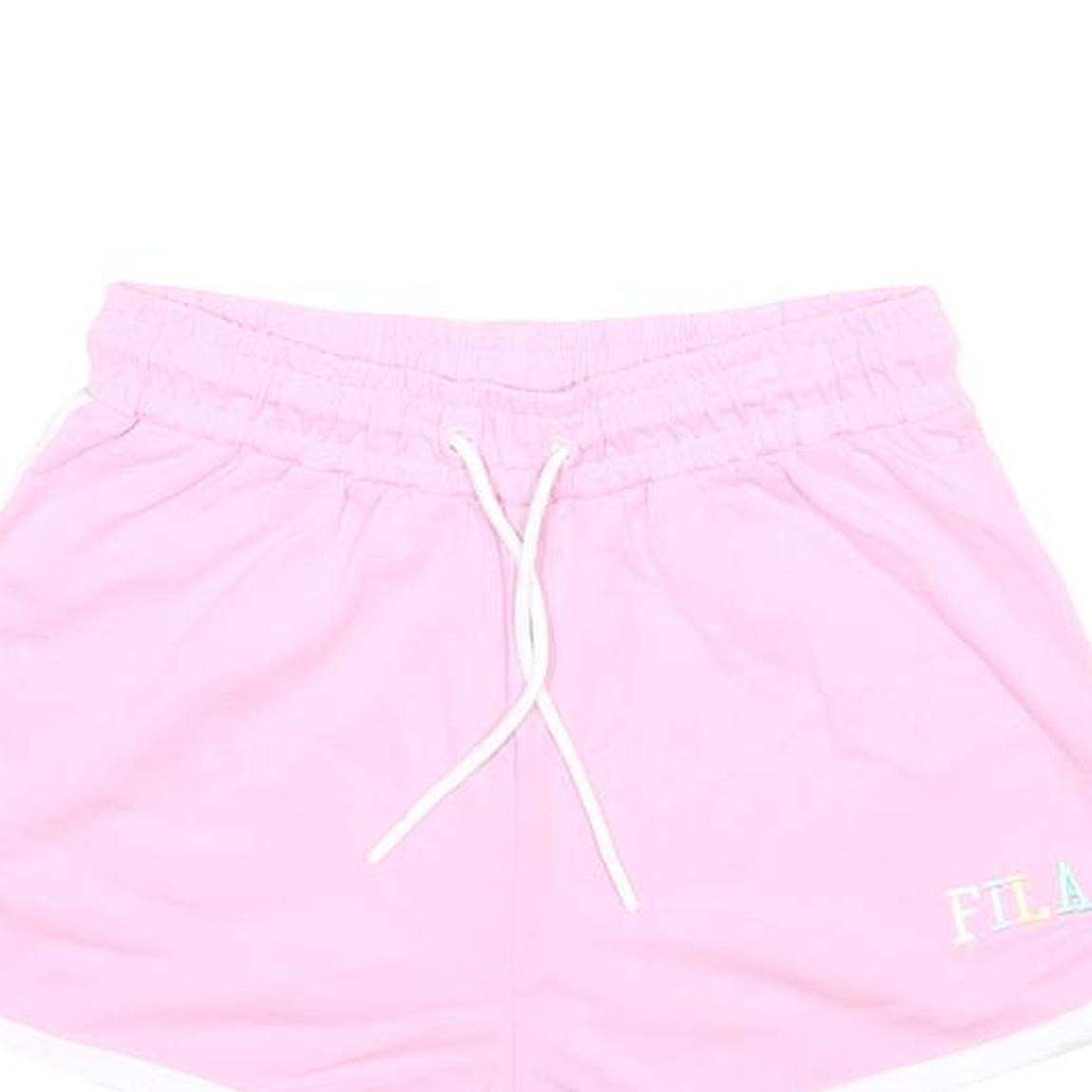 FILA Womens Shorts Pink Casual Plain M W26 Comfortable Summer Wear