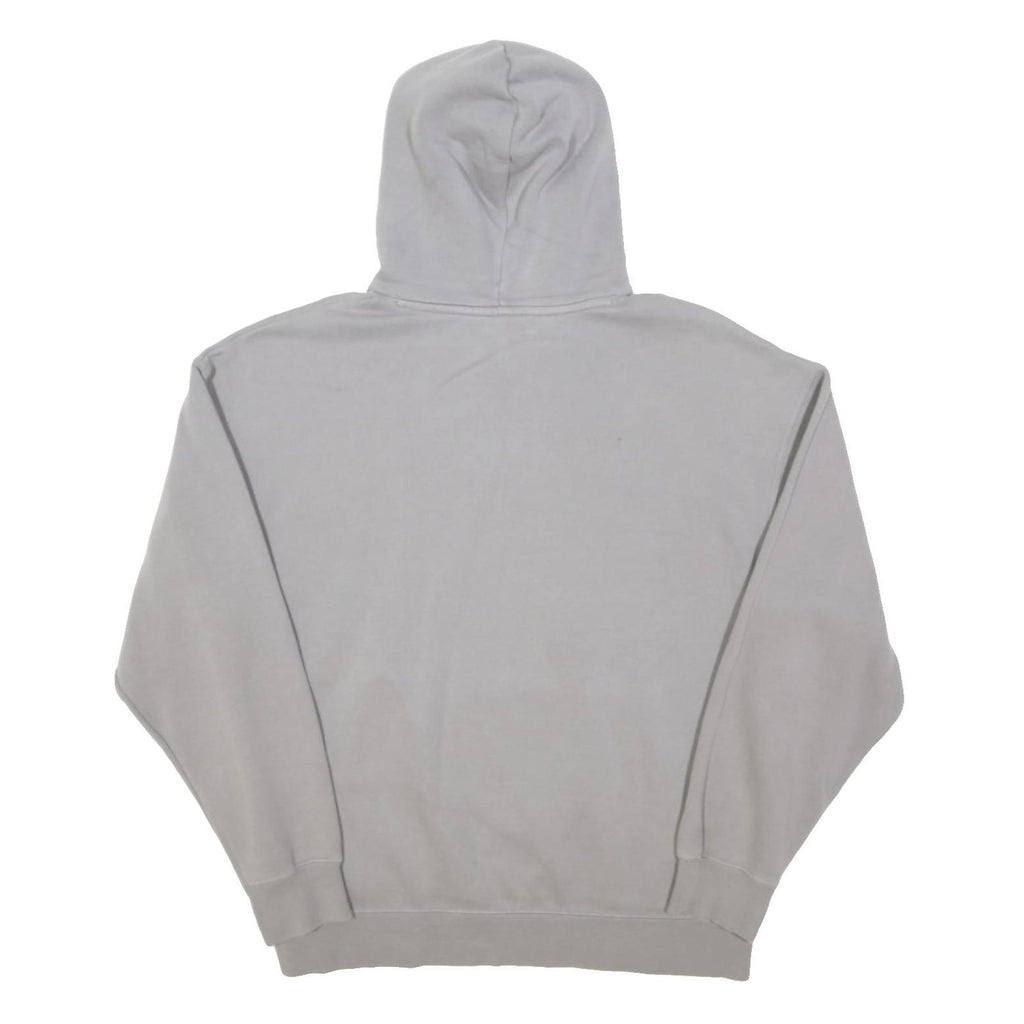 PUMA Mens Grey Hoodie M Cotton Blend Drawstring Pullover Casual Sportswear