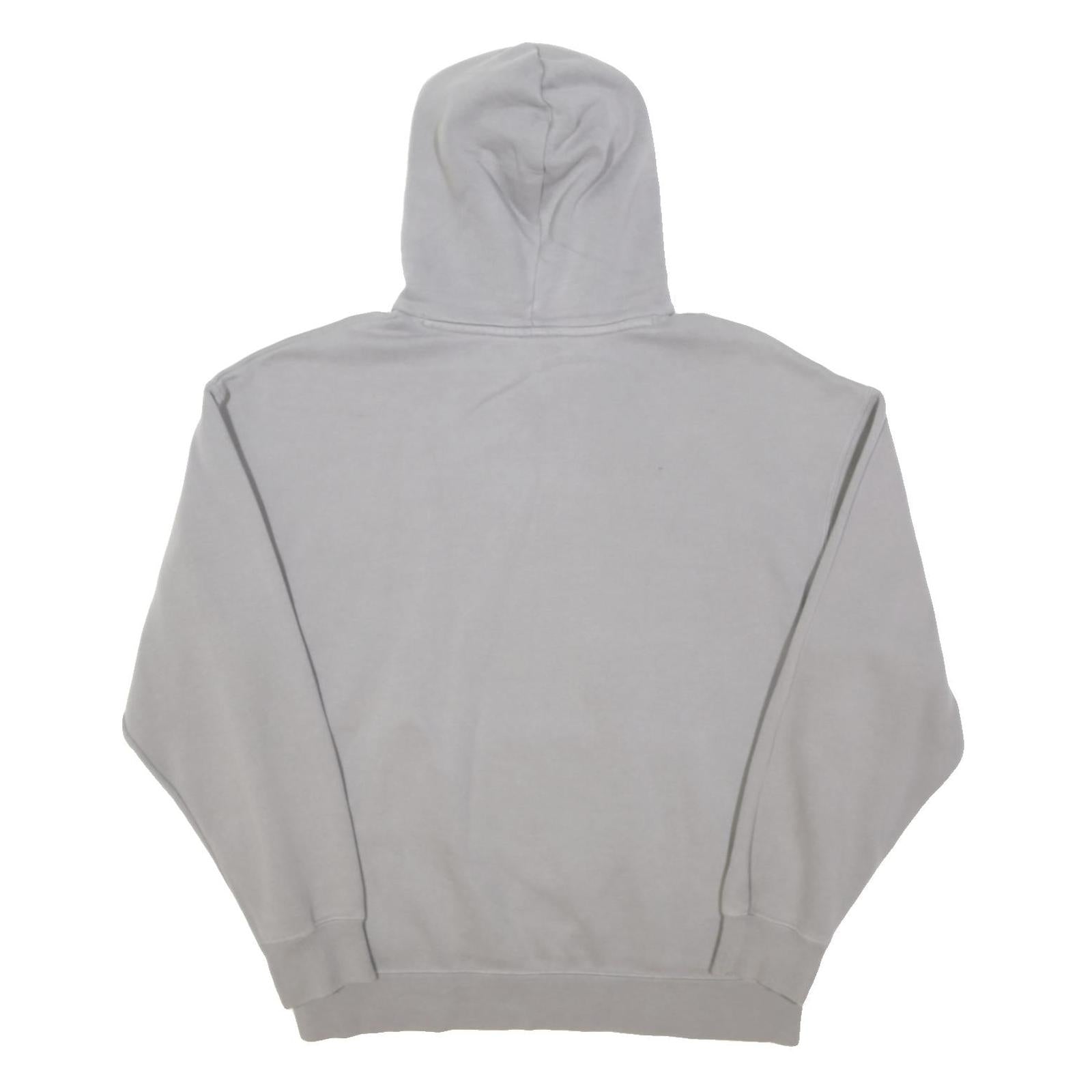 PUMA Mens Grey Hoodie M Cotton Blend Drawstring Pullover Casual Sportswear
