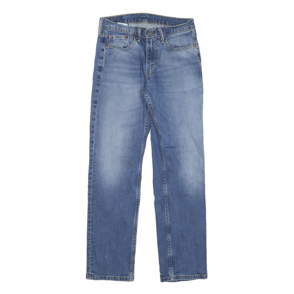 LEVI'S Mens Slim Blue Denim Jeans W27 L28 Zip Classic Fit Five Pocket