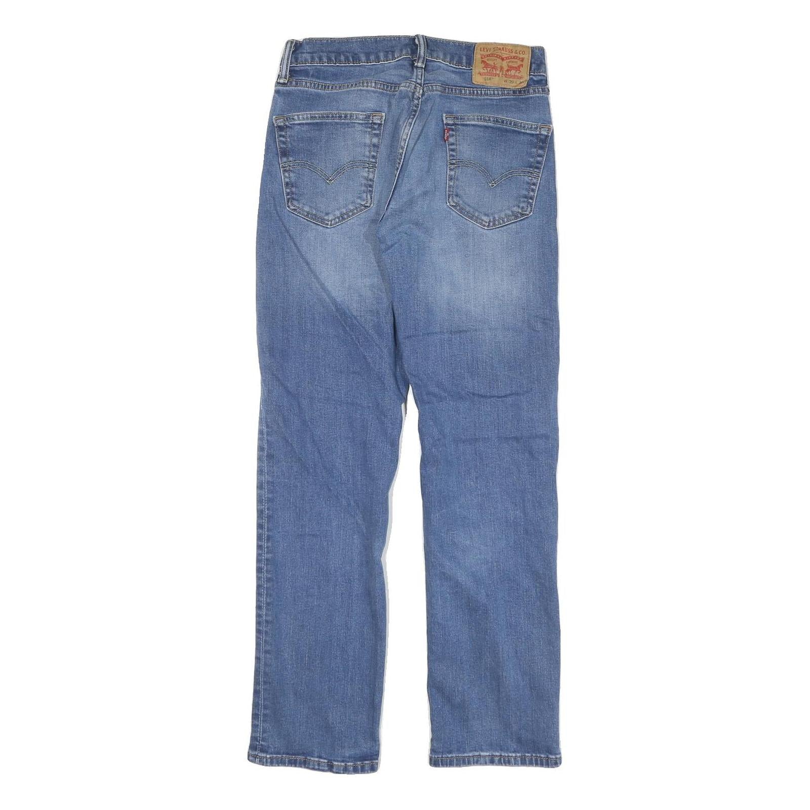 LEVI'S Mens Slim Blue Denim Jeans W27 L28 Zip Classic Fit Five Pocket