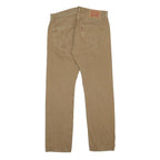 LEVI'S 501 Mens Jeans Beige Regular Straight Denim W31 L30 Classic Button Fly