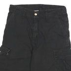 CARHARTT Mens Shorts Black Cargo M W28 Durable Workwear Pocketed