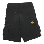 CARHARTT Mens Shorts Black Cargo M W28 Durable Workwear Pocketed