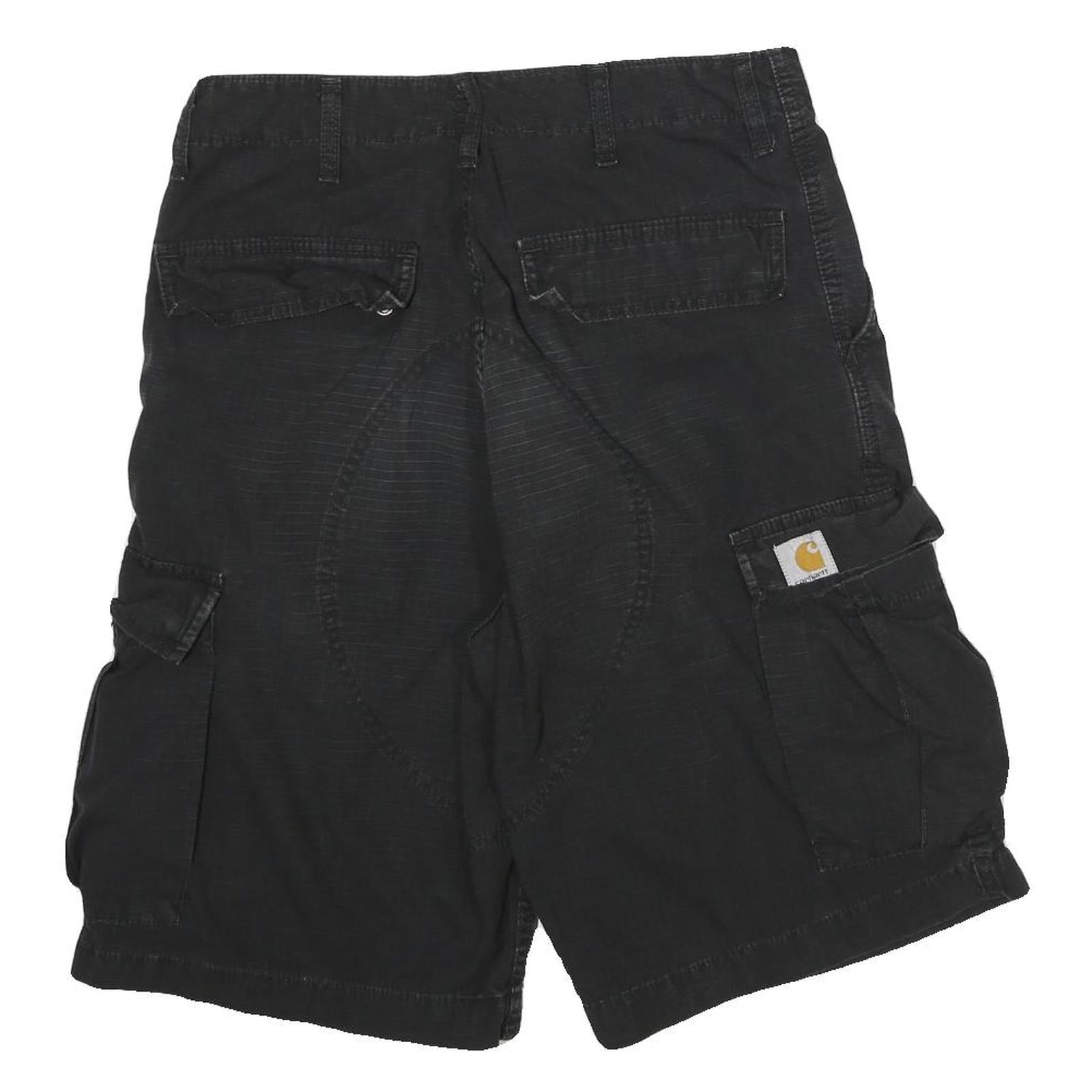 CARHARTT Mens Shorts Black Cargo M W28 Durable Workwear Pocketed