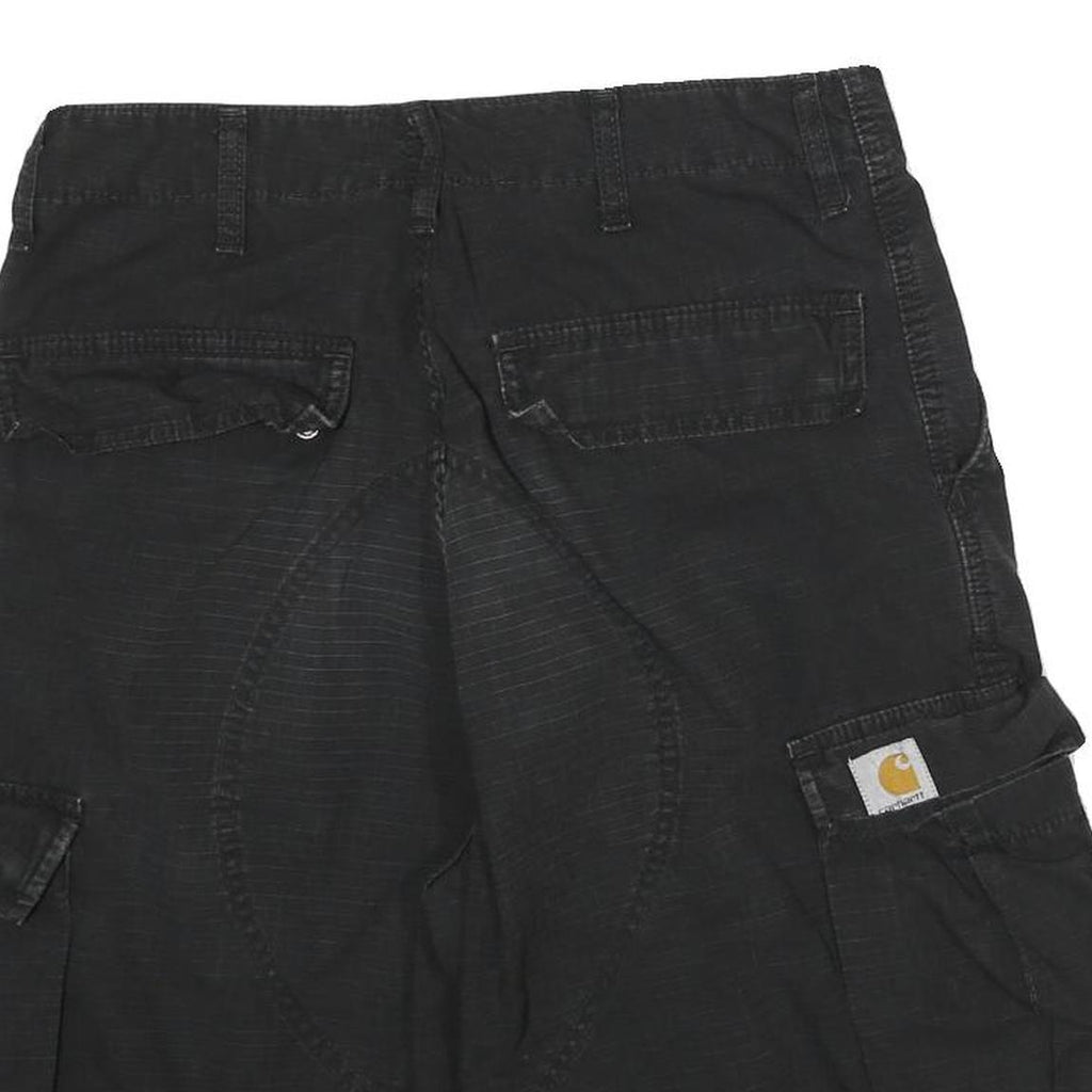 CARHARTT Mens Shorts Black Cargo M W28 Durable Workwear Pocketed