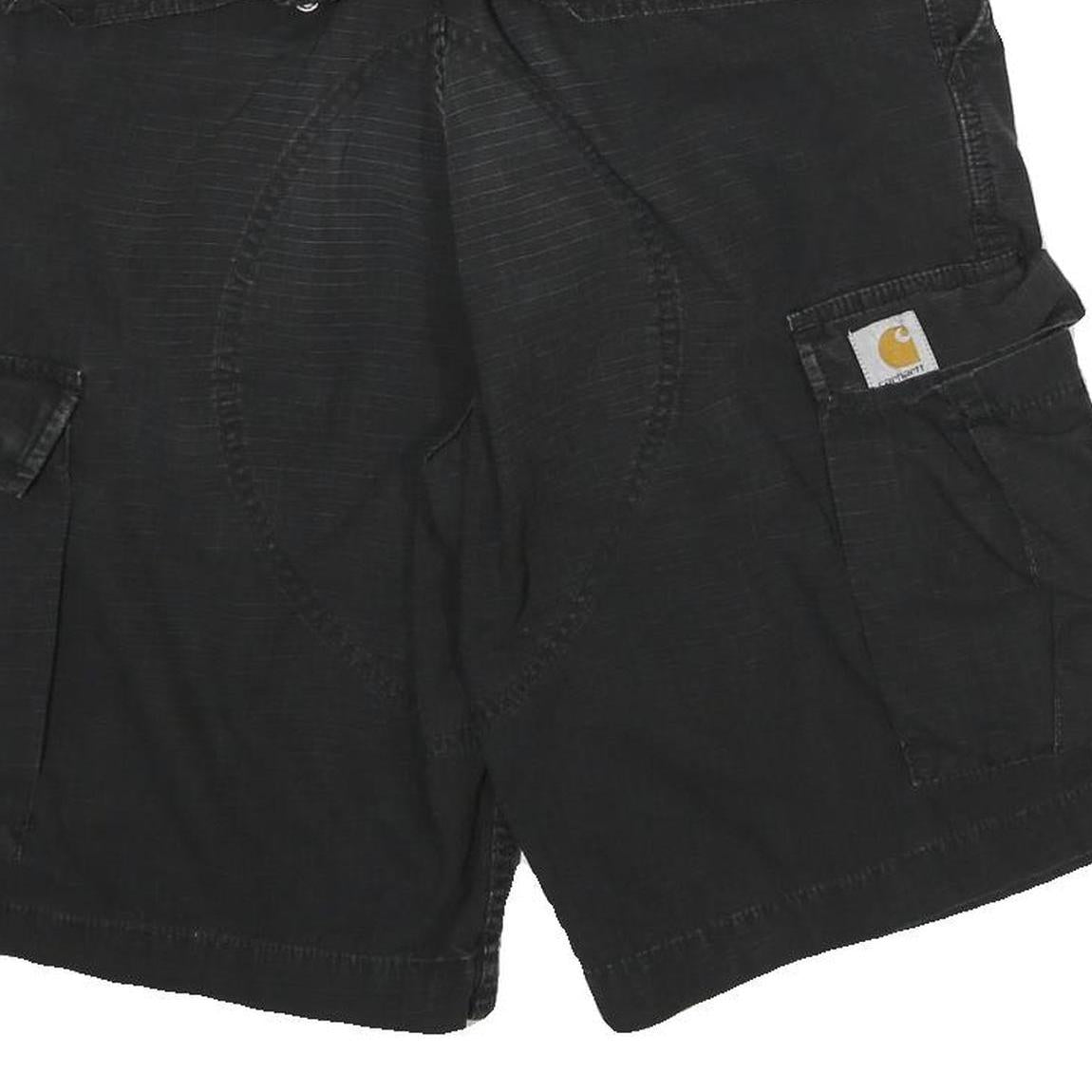 CARHARTT Mens Shorts Black Cargo M W28 Durable Workwear Pocketed