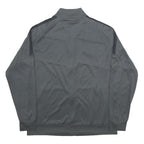 NIKE Mens Grey & Black Sports Zip Jacket XL Polyester Athletic Casual Wear