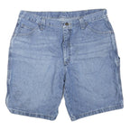 WRANGLER Mens Shorts Blue Casual Denim L W36 Classic Cotton Blend